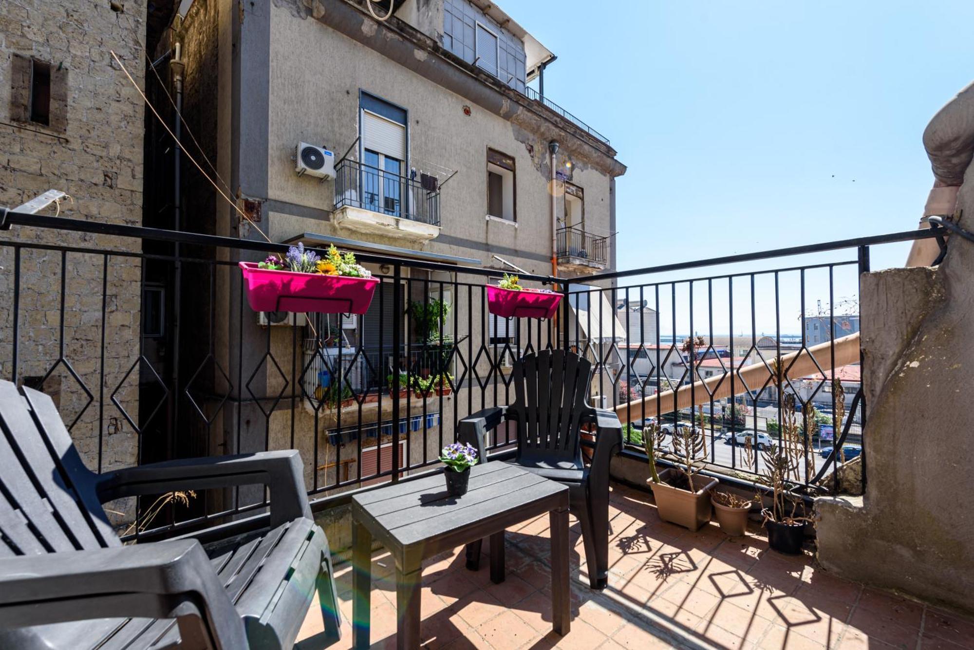 Apartamento La Terrazzina Sul Porto Nápoles Exterior foto